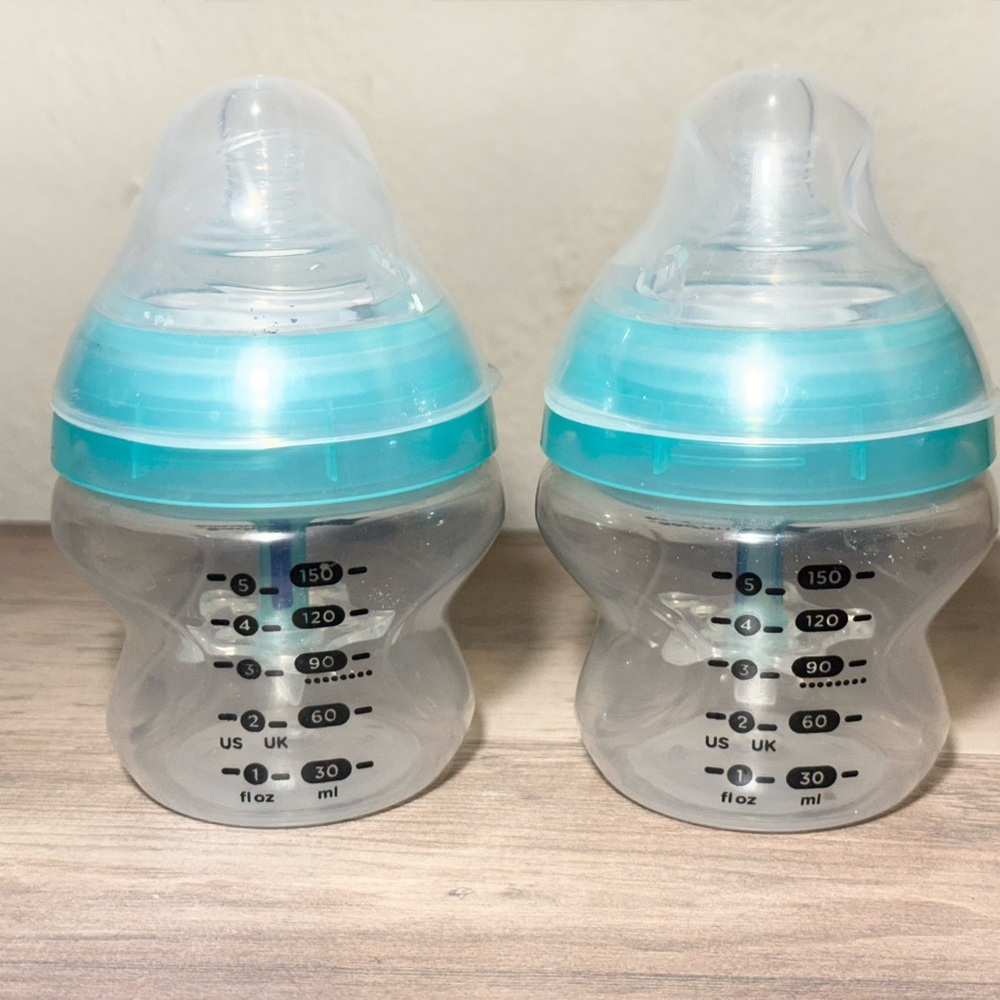 Lot of 2 Tommee Tippee Advanced Anti-Colic Bottles 150ml (5 oz) - Picture 6 of 10